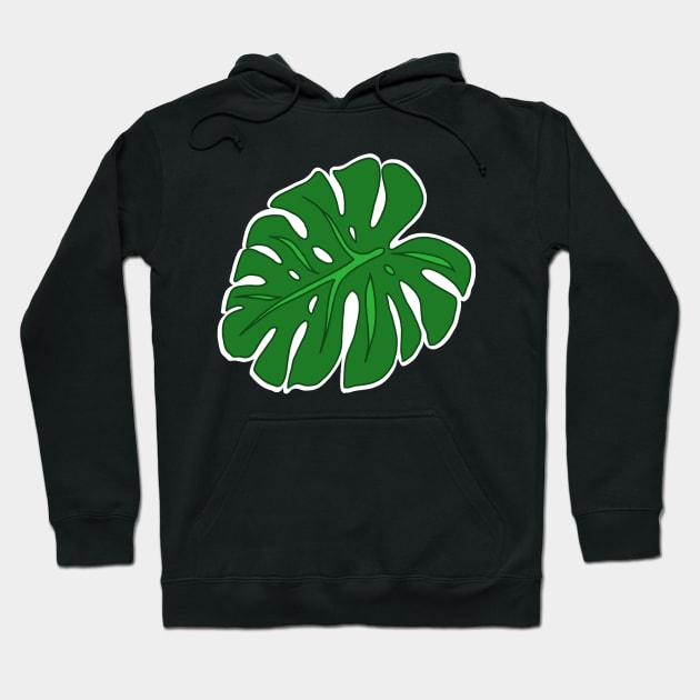 Monstera Hoodie by lyndsiemark